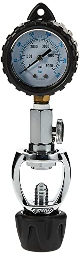【中古】【未使用・未開封品】Scuba Choice スキューバダイビング ヨーク式タンクチェッカー検圧計 5000 PSI 350 BAR (並行輸入)