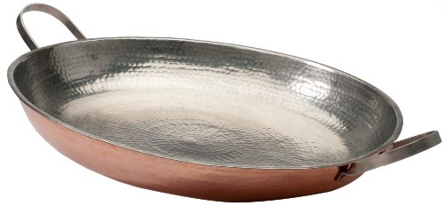 【中古】【未使用・未開封品】(S) - Sertodo Alicante Paella Pan, 30cm diameter, Hammered Copper with Stainless Steel handles