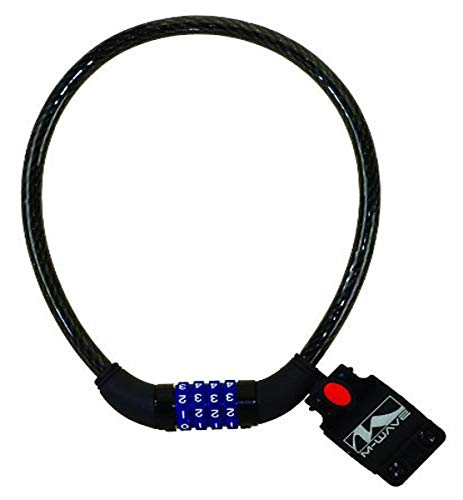 【中古】【未使用・未開封品】M-Wave Combination Cable Lock (Black, 12 x 600mm) by M-Wave|AJIMURA-SHOP