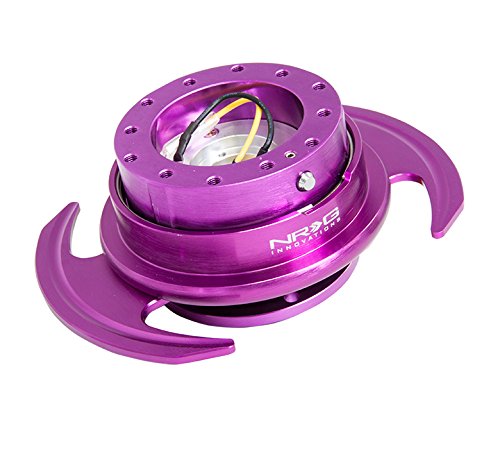 【中古】【未使用・未開封品】NRG Innovations SRK-650PP Generation 3.0 クイックリリースパープルボディ&リング