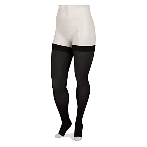【中古】【未使用・未開封品】20-30 mmHg, Basic, Thigh, OT, Short, Silicone, Black by Juzo