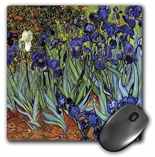 【中古】【未当て嵌める・未開封品】3drose LLC 8?x 8?x 0.25invan gogh Irisesパターンマウスパッド( MP _ 48248?_ 1?)
