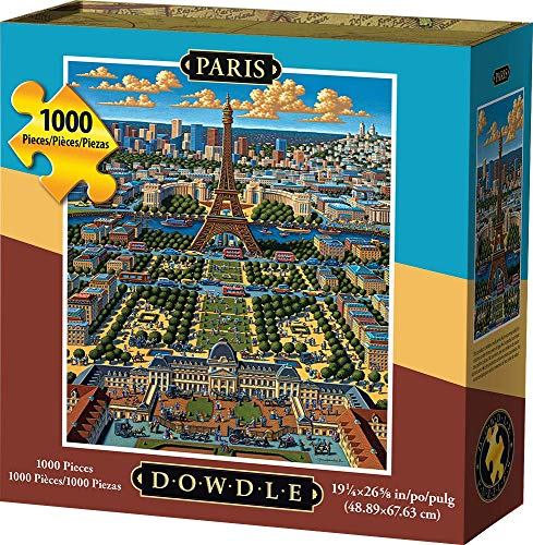 【中古】【未使用・未開封品】ジグソーパズル???パリ1000?pc by Dowdleフォークアート