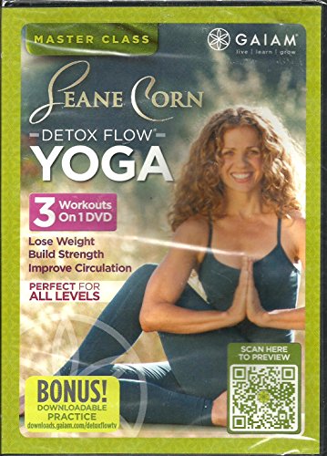 【中古】【未使用・未開封品】Gaiam Seane Corn Detox Flow Yoga DVD 3 Workouts on 1 DVD - Lose Weight, Build Strength, Improve Circulation