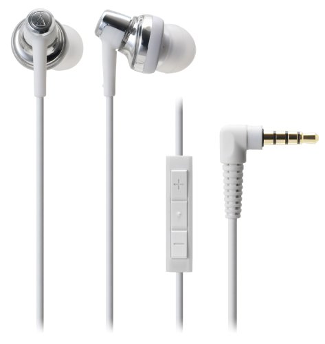 【中古】【未使用・未開封品】オーディオテクニカ iPod/iPhone/iPad専用インナーイヤーヘッドホン ホワイト ATH-CKM500i WH|AJIMURA-SHOP