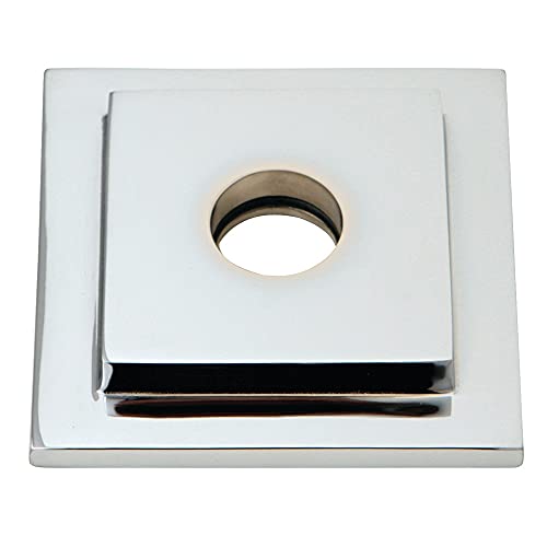 【中古】【未使用・未開封品】(Polished Chrome) - Kingston Brass FLSQUARE1 Kingston Brass FLSQUARE1 Heavy Duty Square Solid Cast Brass Shower Flange Polished Chrome