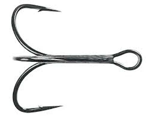 【中古】【未使用・未開封品】Mustad UltraPoint KVD EliteシリーズトリプルグリップTreble Hook ( Pack of 6?) ブラック