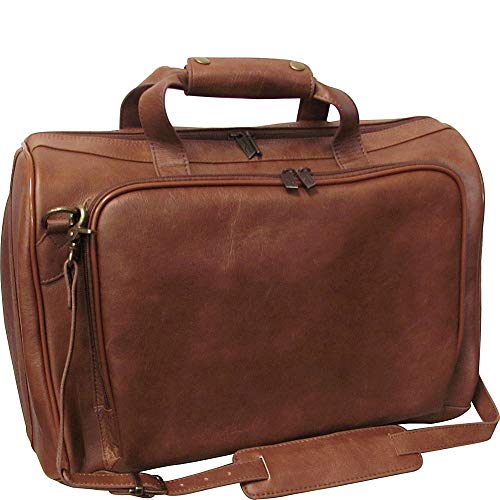 【中古】【未使用・未開封品】AmeriLeather レザーキャリーオンウィークエンドダッフル 18インチ, ブラウン, One Size
