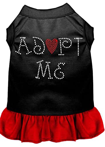 【中古】【未使用・未開封品】Mirage Pet Products 57-01 MDBKRD Adopt Me Dresses Black with Red Med - 12