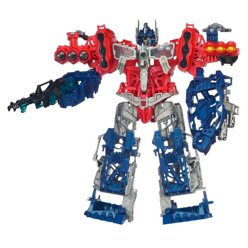 【中古】【未当て嵌める・未開封品】活動写真「トランスフォーマー」全３部作から オプティマス・プライム のうつり変わりする図形が御出座し！人造人間が変身！Transformers Prime Cyberverse