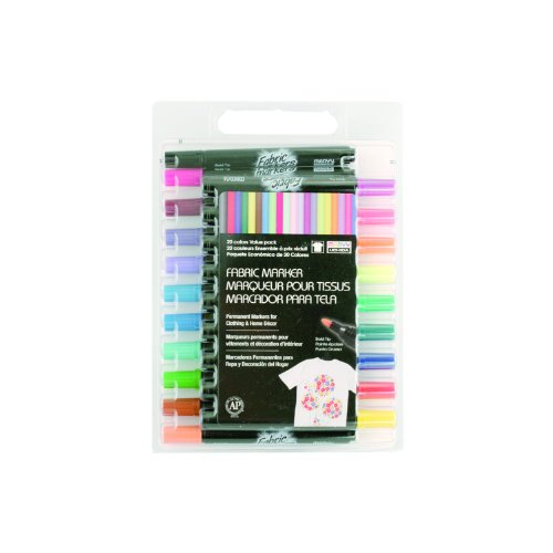 【中古】【未使用・未開封品】Uchida 520-20A Marvy Bold Tip 20 Color Fabric Marker Set by UCHIDA [並行輸入品]
