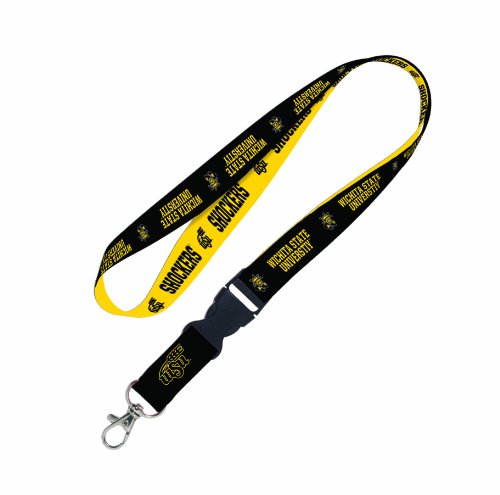 【中古】【未使用・未開封品】NCAA Wichita State Shockers Lanyard with Detachableバックル