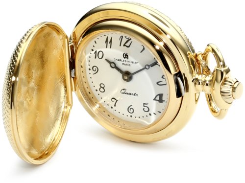 【中古】【未当て嵌める・未開封品】Charles-Hubert Paris 6823 Gold-Plated White Dial Pendant Watch