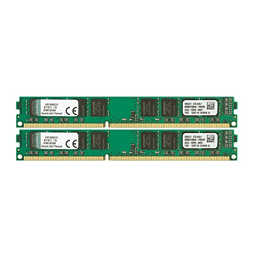 【中古】【未使用・未開封品】キングストン Kingston デスクトップPC メモリ DDR3 1333 (PC3-10600) 8GB×2枚 CL9 1.5V Non-ECC DIMM 240pin KVR13N9K2/16|AJIMURA-SHOP