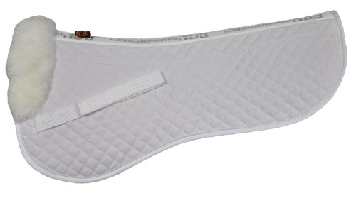 【中古】【未使用・未開封品】ECP Sheepskin Classic Half Saddle Pad, Medium, White｜AJIMURA-SHOP