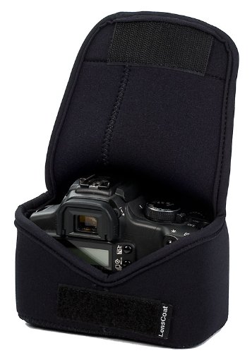 【中古】【未当て嵌める・未開封品】LensCoat BodyBag コンパクトネオプレン保護することカメラボディバッグケース(黒いこと)