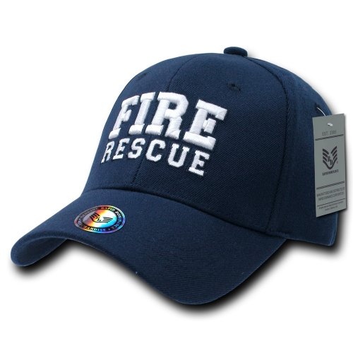 【中古】【未当てはめる・未開封品】Rapid Dominance R82-FRS-NVY-06 FitAll Flex Caps, Fire Rescue, Navy, Small And Medium
