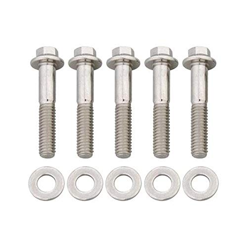 【中古】【未使用・未開封品】ARP 614-2500 Stainless Steel 7/16-14\" RH Thread 2.500\" UHL 12-Point Bolt with 1/2\" Socket and Washer, (Set of 5)