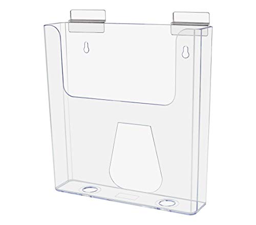 【中古】【未使用・未開封品】マーケティングホルダーパンフレットホルダーSlatwallクリアアクリル表示の8.5?\"文学Lots of 10