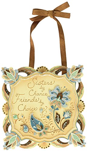 【中古】【未使用・未開封品】Perfect Paisley Sisters Self Standing装飾Plaque、4インチ