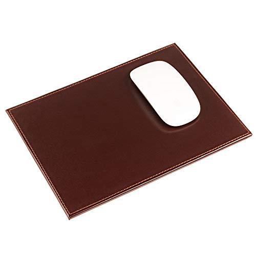 【中古】【未当て嵌める・未開封品】Dacasso まっ黒い赤銅色 ボンデッドレザーマウスパッド 9.8in x 7.3in x 0.25in その他-家電