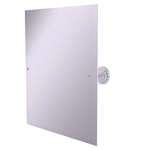 【中古】【未当て嵌める・未開封品】Frameless Rectangular Tilt Mirror with Beveled Edge - PQN-92-パソコン