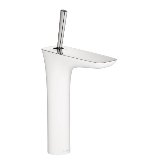【中古】【未使用・未開封品】Hansgrohe 15081401 PuraVida 200 シングルホール蛇口 ホワイト/クロム