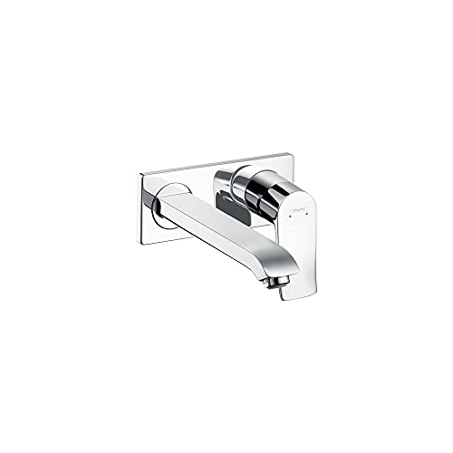 【中古】【未使用・未開封品】Hansgrohe 31086?Metrisウォールマウントバスルーム蛇口with Ecoright、クイックCLE、 .5 31086001 1