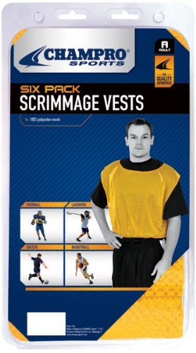 【中古】【未使用・未開封品】Champro Scrimmage Vests ,パックof 6