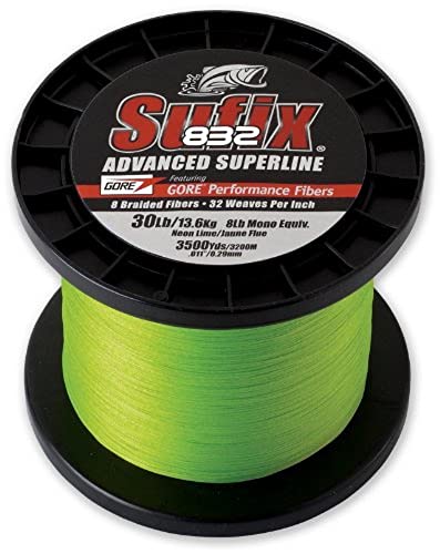 【中古】【未使用・未開封品】(23kg, Neon Lime) - Sufix 832 Braid Line-3500 Yards|AJIMURA-SHOP