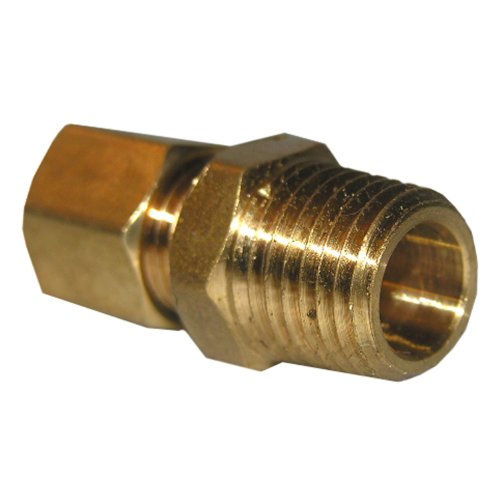 【中古】【未使用・未開封品】LASCO 17???6813?1?/ 4インチ圧縮by 1?/ 4インチオスねじ真鍮パイプアダプタ｜AJIMURA-SHOP