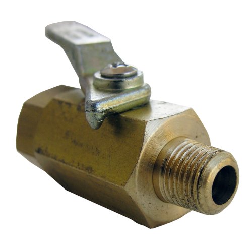 【中古】【未使用・未開封品】LASCO 17-0901 1/8インチ メスパイプスレッド 1/8インチ オスパイプスレッド 真鍮ボールバルブ