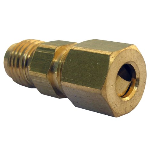 【中古】【未使用・未開封品】LASCO 17-6753 1/4-Inch Male Flare by 1/4-Inch Compression Brass Adapter by LASCO