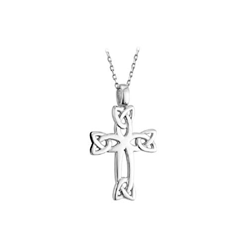 【中古】【未使用・未開封品】スターリングシルバーケルトクロスW/TrinityノットIrishネックレス｜AJIMURA-SHOP