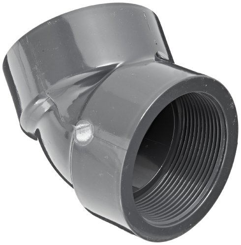 【中古】【未当て嵌める・未開封品】Spears 819 Series PVC Pipe Fitting, 45 Degree Elbow, Schedule 80, 1/2 NPT Female by Spears Manufacturing