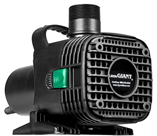 【中古】【未使用・未開封品】Little Giant 566729 Wet Rotor Pond Pump with 40-Feet Cord, 7300GPH F-Series