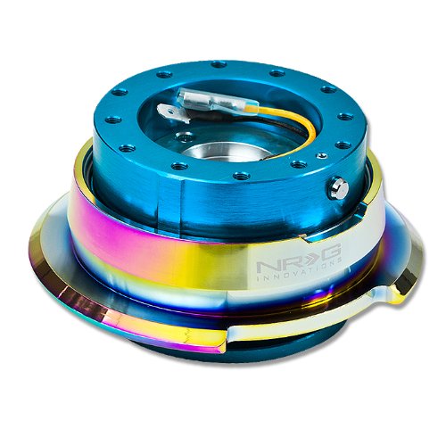 【中古】【未使用・未開封品】NRG Innovations SRK-280NB/MC クイックリリース (ブルーボディ/チタンクロームリング)|AJIMURA-SHOP