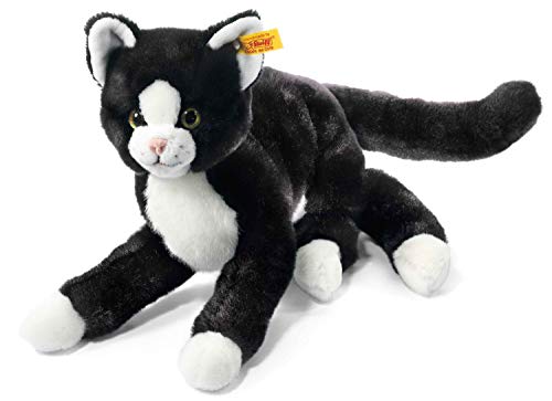 【中古】【未使用・未開封品】Steiff - 99366 - Peluche - Chat-pantin Mimmi - Noir/Blanc