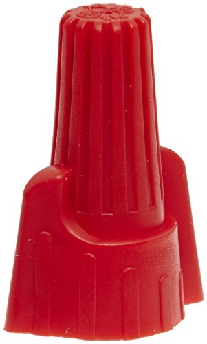 【中古】【未当て嵌める・未開封品】Easy-Twist Winged Wire Connector, Standard Type, 18-8 AWG Wire Range, 600V, Red (Box of 100)
