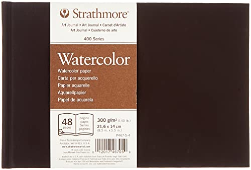 【中古】【未使用・未開封品】Strathmore STR-467-5 48 Sheet No 140 Watercolor Art Journal, 8.5 by 5.5 by Strathmore