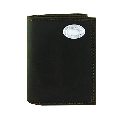 【中古】【未使用・未開封品】NCAA Penn State Nittany Lions zep-proクレイジーホースレザー三つ折りコンチョ財布