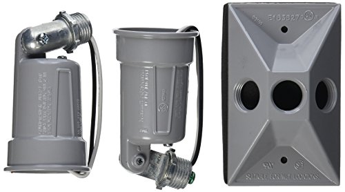 【中古】【未使用・未開封品】Hubbell-Bell 5621-0 Weatherproof Lamp Holder and Cover Combination, Gray by Hubbell Bell｜AJIMURA-SHOP