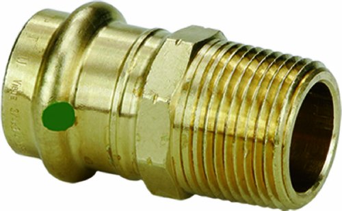 【中古】【未使用・未開封品】Viega 79245 ProPress Zero Lead Bronze Adapter with Male 1-Inch by 1-Inch P x Male NPT by Viega PEX [並行輸入品]