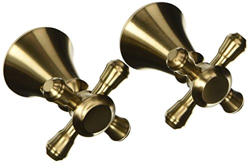 【中古】【未使用・未開封品】(Champagne Bronze) - Delta Faucet H295CZ Cassidy Two Cross Bath Faucet/Bidet Handle Kit, Champagne Bronze