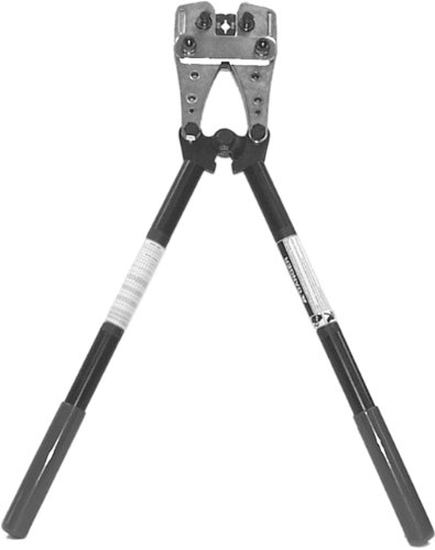 【中古】【未使用・未開封品】Burndy MRC840 Hytool Hand-Operated Crimper, #8-4/0 AWG Non-Insulated Copper Terminals and Splices, 26 Length, 8 Width by Burndy