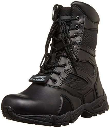 【中古】【未使用・未開封品】ロスコ サイドジッパー タクティカルブーツ ブラック　ROTHCO FORCED ENTRY DEPLOYMENT BOOT with SIDE ZIPPER / 8\