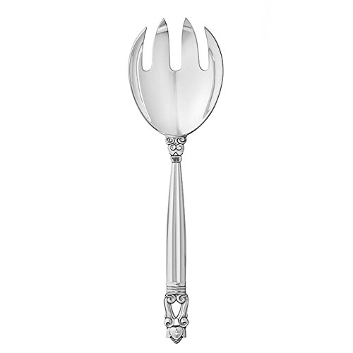 【中古】【未当て嵌める・未開封品】Georg Jensen ACORNスターリングしろがね色Serving Fork S しろがね色 3062116