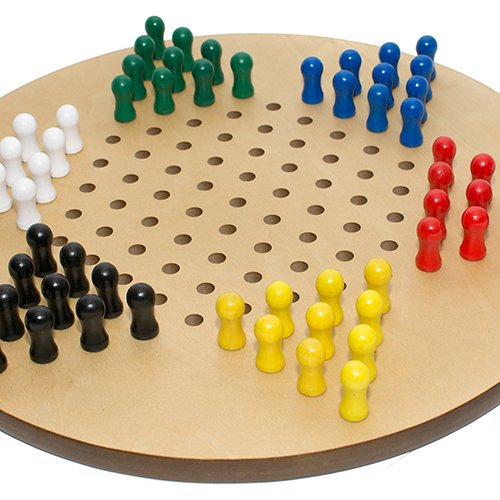 【中古】【未使用・未開封品】Bello Games デラックス ジャイアントサイズ チャイニーズチェッカーセット 17インチ&2インチペグ