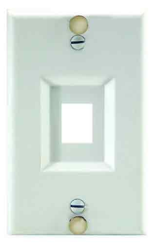 【中古】【未使用・未開封品】On-Q/Legrand WP3467-SS Keystone Wall Phone Plate, Stainless Steel