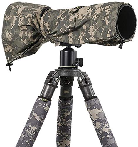 【中古】【未当て嵌める・未開封品】LensCoat LCRSLDC 雨合羽 RS 写真機と水晶体用 L大きさ (デジタル偽装)